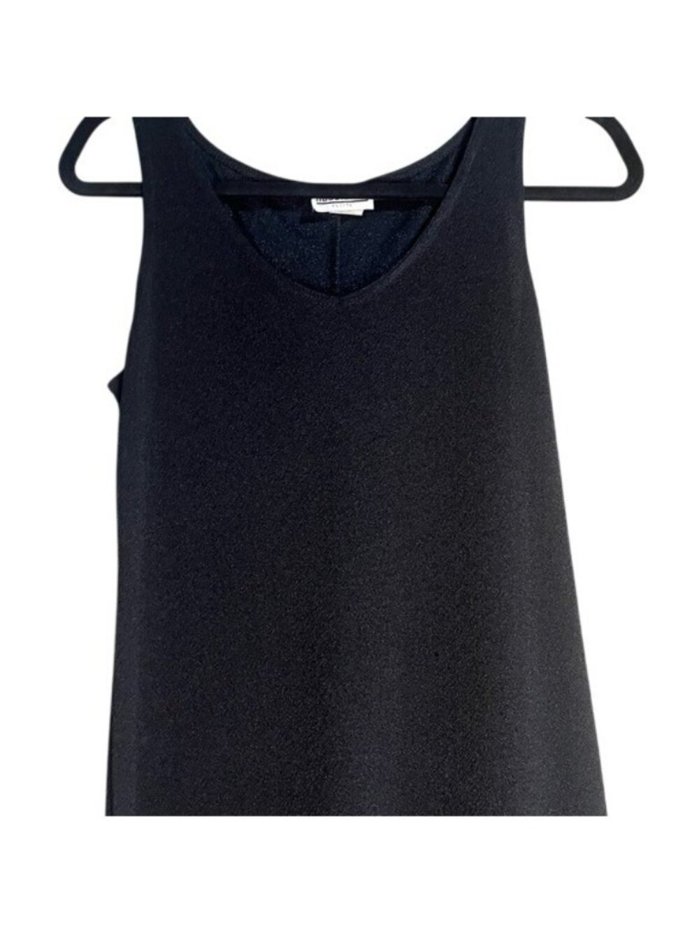 Vintage Robbie Bee Black Sleeveless V-Neckline Casual Evening Dress Size 8 P - Picture 6 of 16